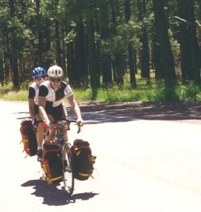 Riding in New Mexico Forest