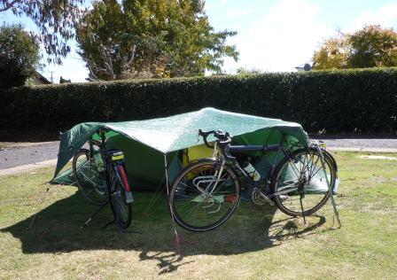 04-22-2011 Tarp covering tent Glen Innes