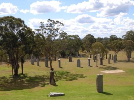 04-22-2011 Top view of Australian Standing Stones Glen Innes