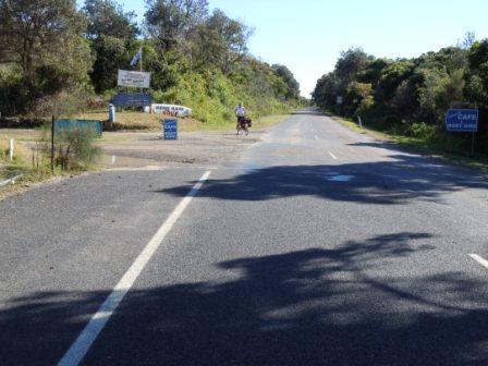 Lakes Way change in shoulder