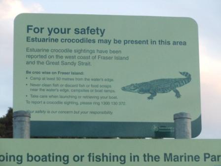 05-06-2011 Oh no, into crocodile country