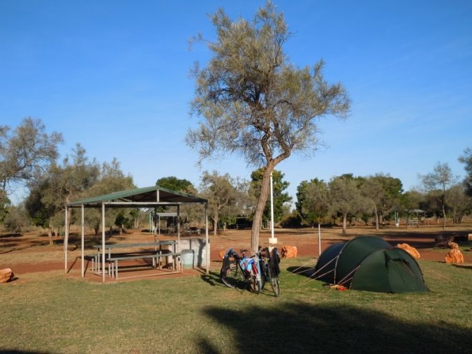 Campsite at Barkly Homestead