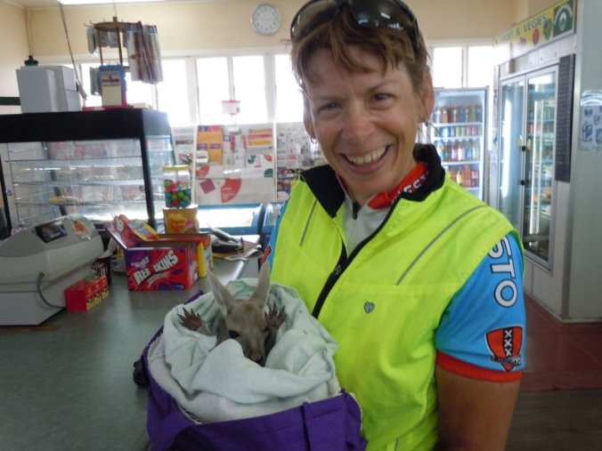 Joey at Camooweal general store no 3