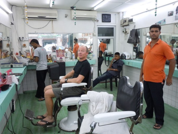 Hair cut - in the chair