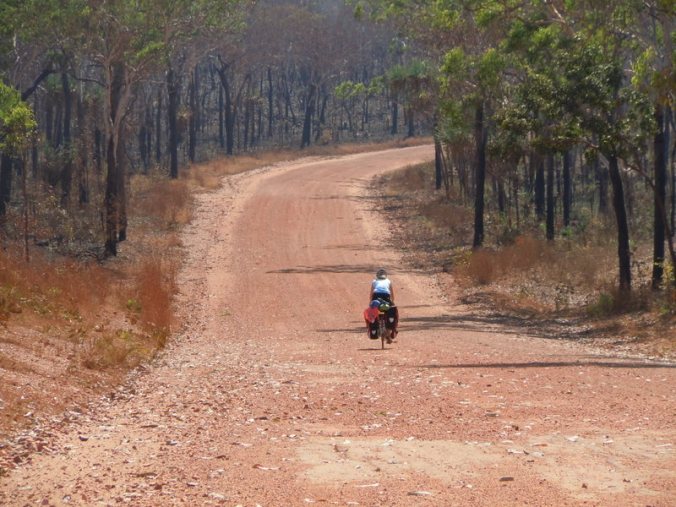 long windy dirt road