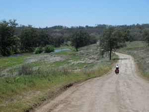 Dirt road - second 15 were rougher