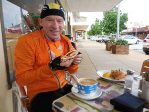 Morning tea - egg and bacon roll delight