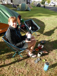 Nancy and an Orange drop