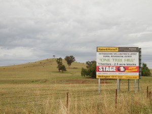 One Tree Hill 'rural residential development' - no really