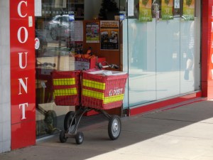 Postie still delivers by cart