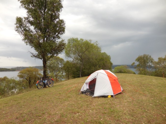 Yes - this really is our campsite - Glenbawn Lake 2
