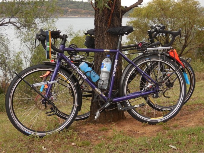 Bikes at Glenbawn Lake