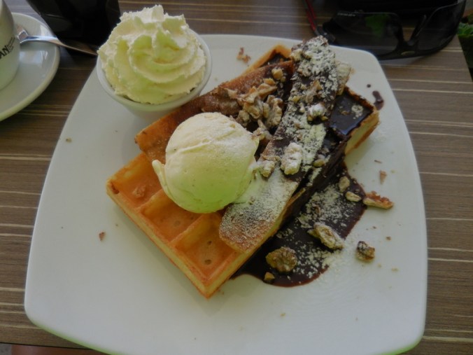 Dave's celebartory meal