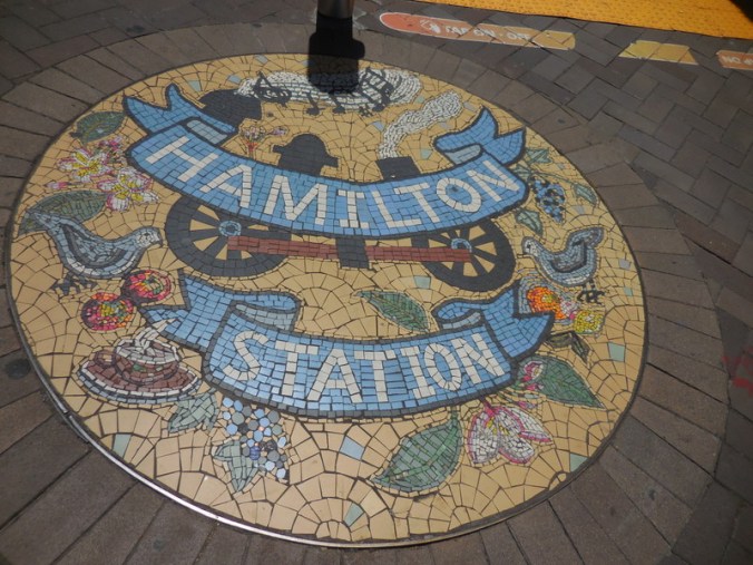 Full circle, where we caught the train home