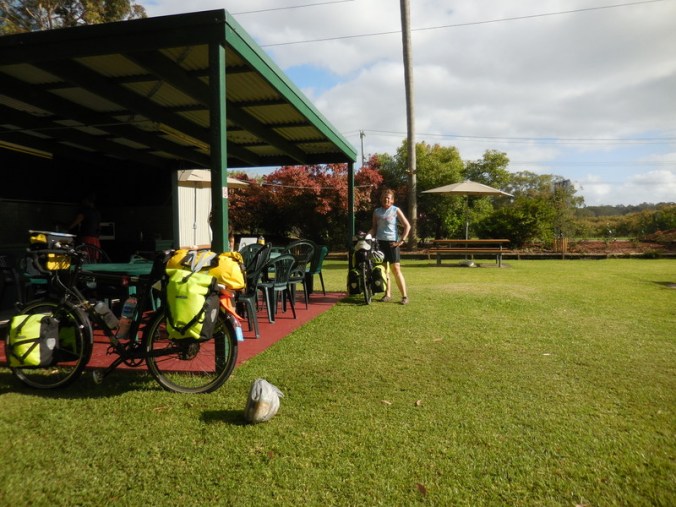 Nancy and the camp kitchen
