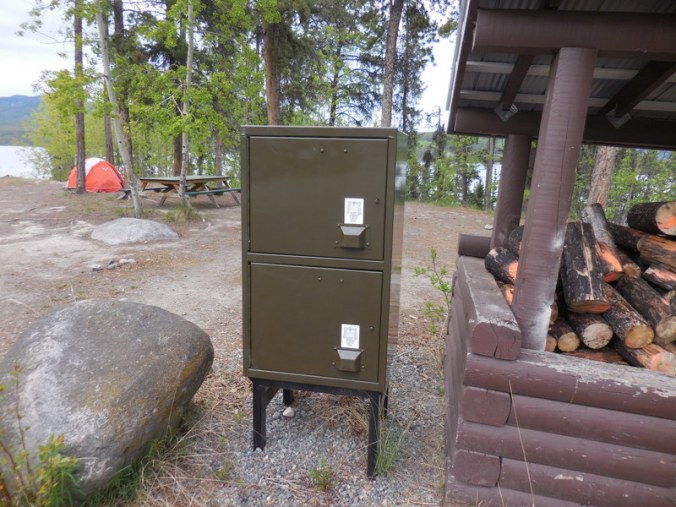 Camp food bear lockers 1