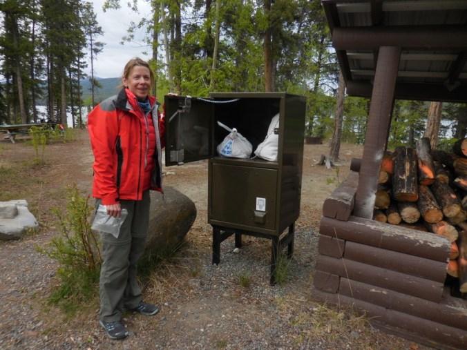 Camp food bear lockers