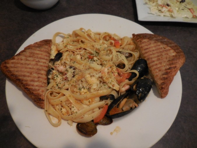 Dolly's seafood stir-fry