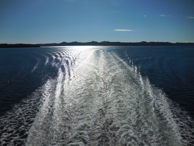 Ferry wake