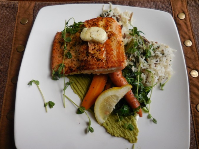 Great salmon dinner