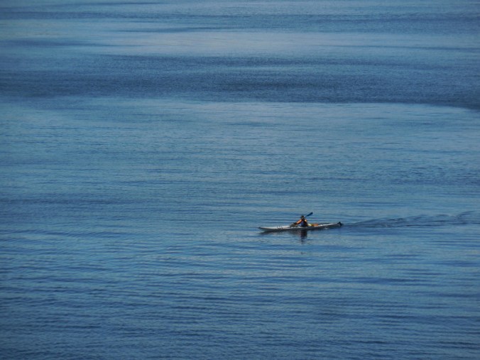 Kayaker near Bella Bella
