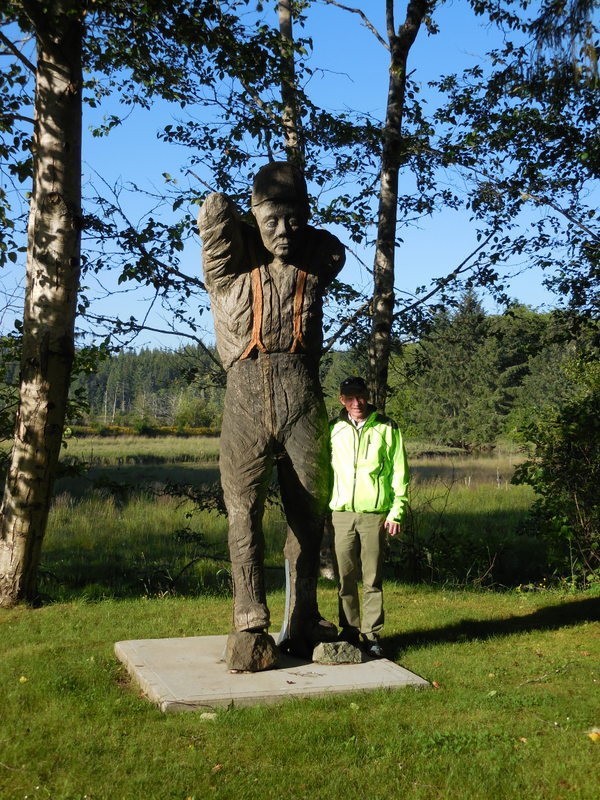 Logger at Port Hardy RV park
