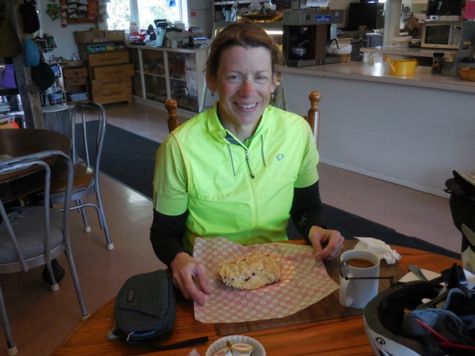 Nancy at morning tea