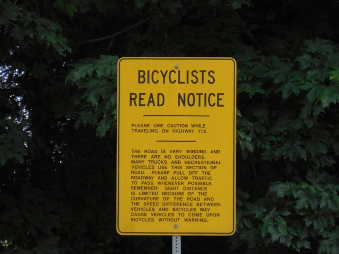 Biker warning sign 1