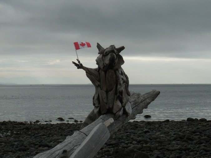 Canada driftwood art