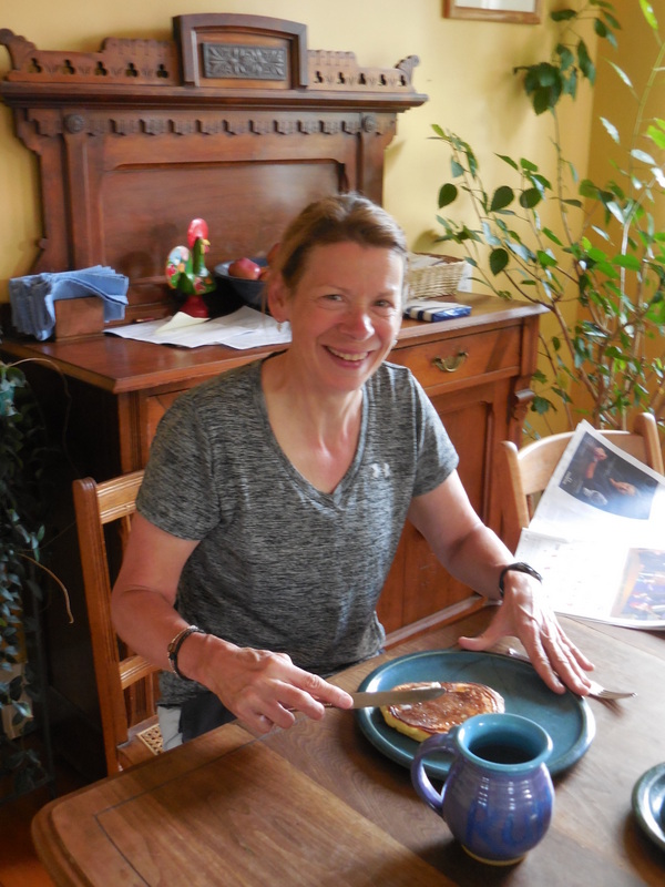 Nancy and her pancakes