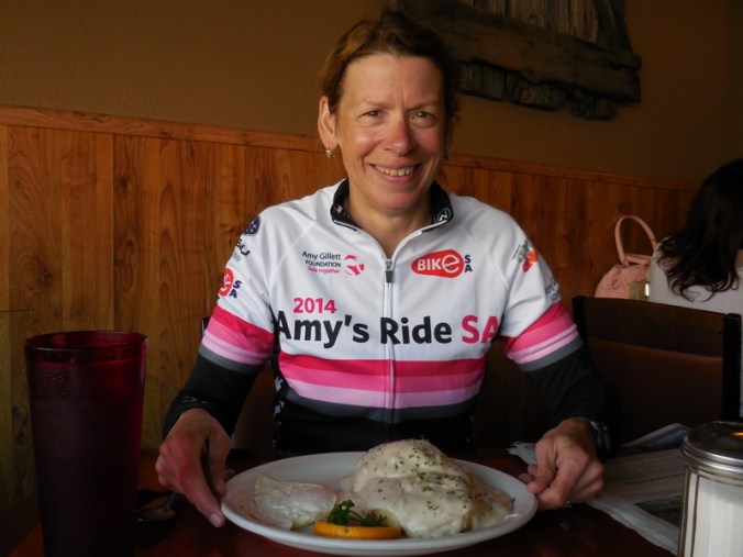 Nancy NOT eating pancakes