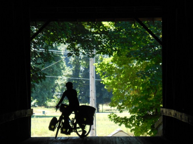 Oldest covered bridge still used in Washington - Nancy