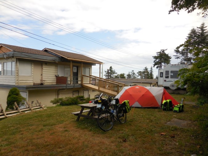 Our campsite - as it is 2