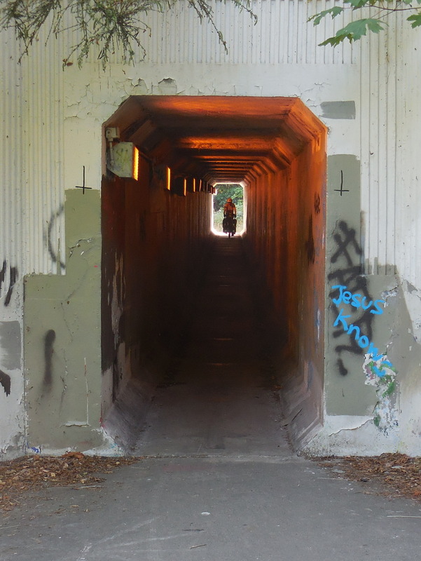 Riding under the motorway 1