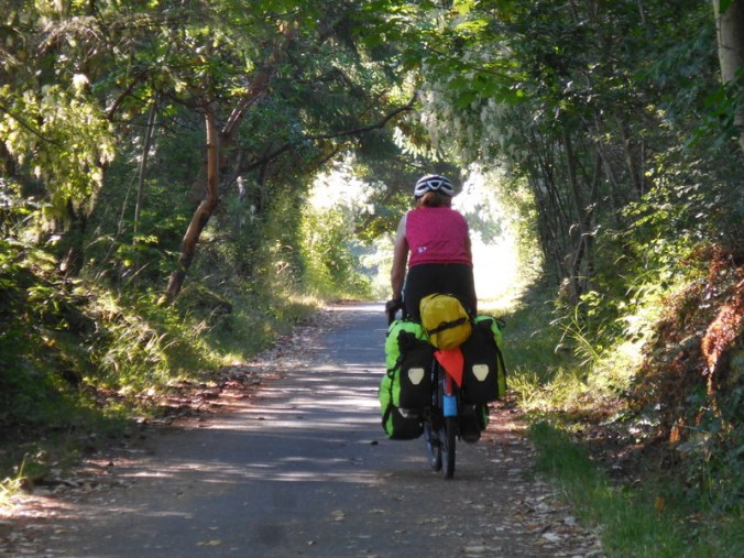 The bike path alternative to the highway