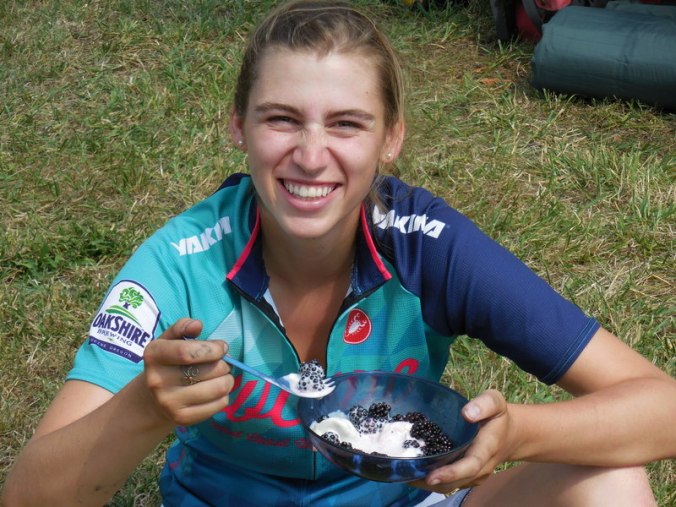 Blackberries and icecreeam smile