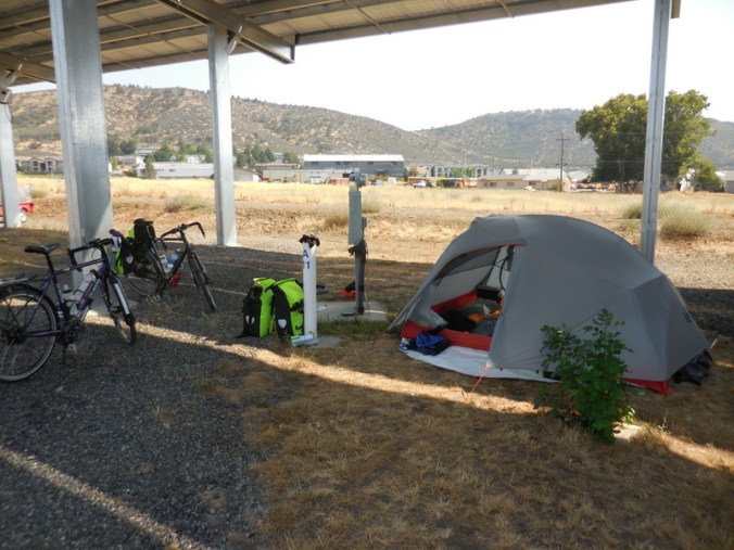 Camp under the panels