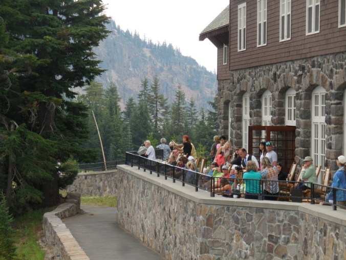 Crater Lake lodge sundeck
