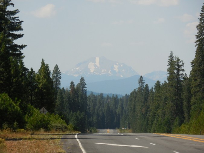 End of day, looking way back at Mt Lassen