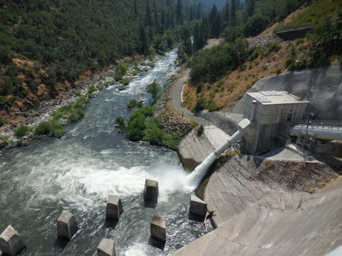 Lake Britton Dam runoff