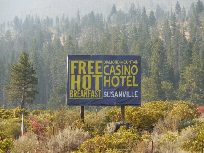 Long ways to go for a free feed