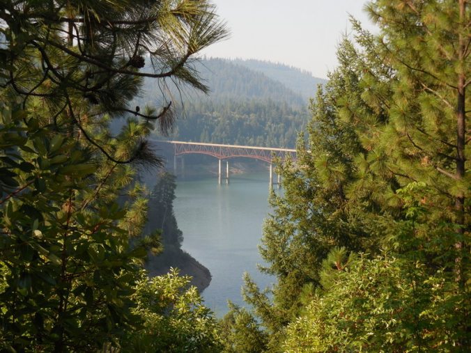 Lost Creek Lake bridge