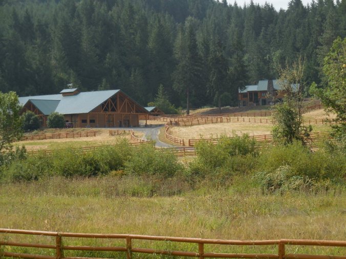 Massive barn and house