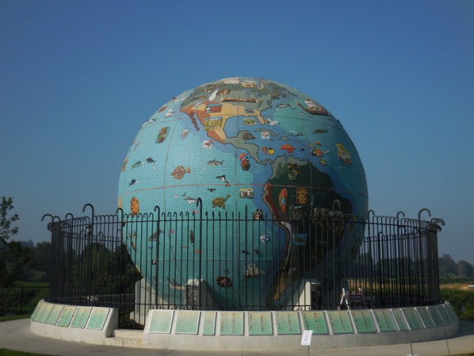 Our route, all down hill