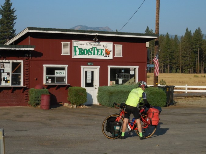 Pete getting his morning Frostee