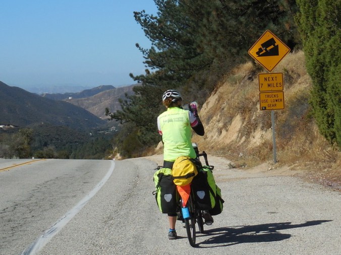 7 miles down hill - like it