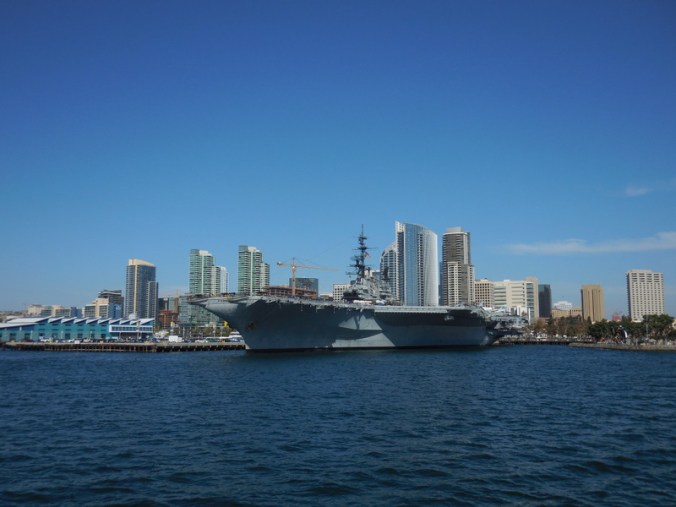 Decomminsioned carier on waterfront (2)