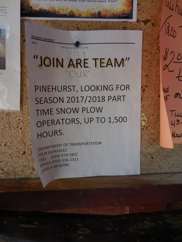 Nice speeling in Pinehurst