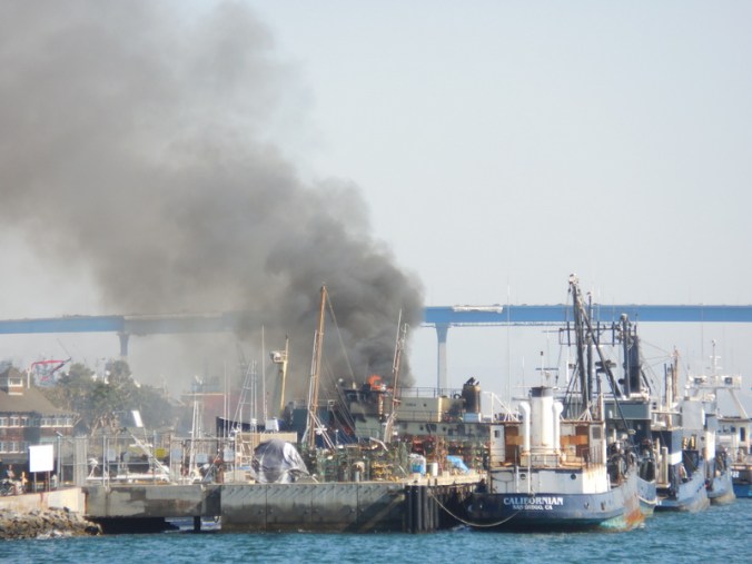 Norton Sound on fire 1