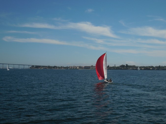 Sailboat on the harbour 2